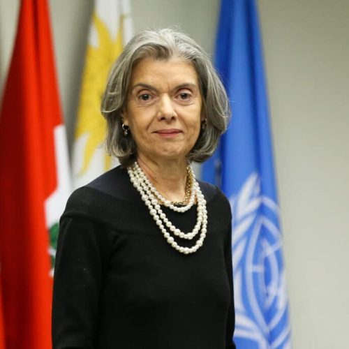 Brasília - A presidente do Supremo Tribunal Federal (STF), ministra Cármen Lúcia, participa do 23º Encontro de Presidentes e Juízes de Tribunais Constitucionais da América Latina, no STF (Marcelo Camargo/Agência Brasil)